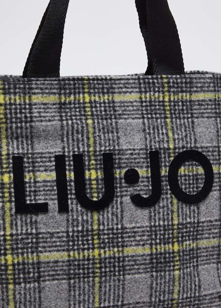 Jacquard shopping bag