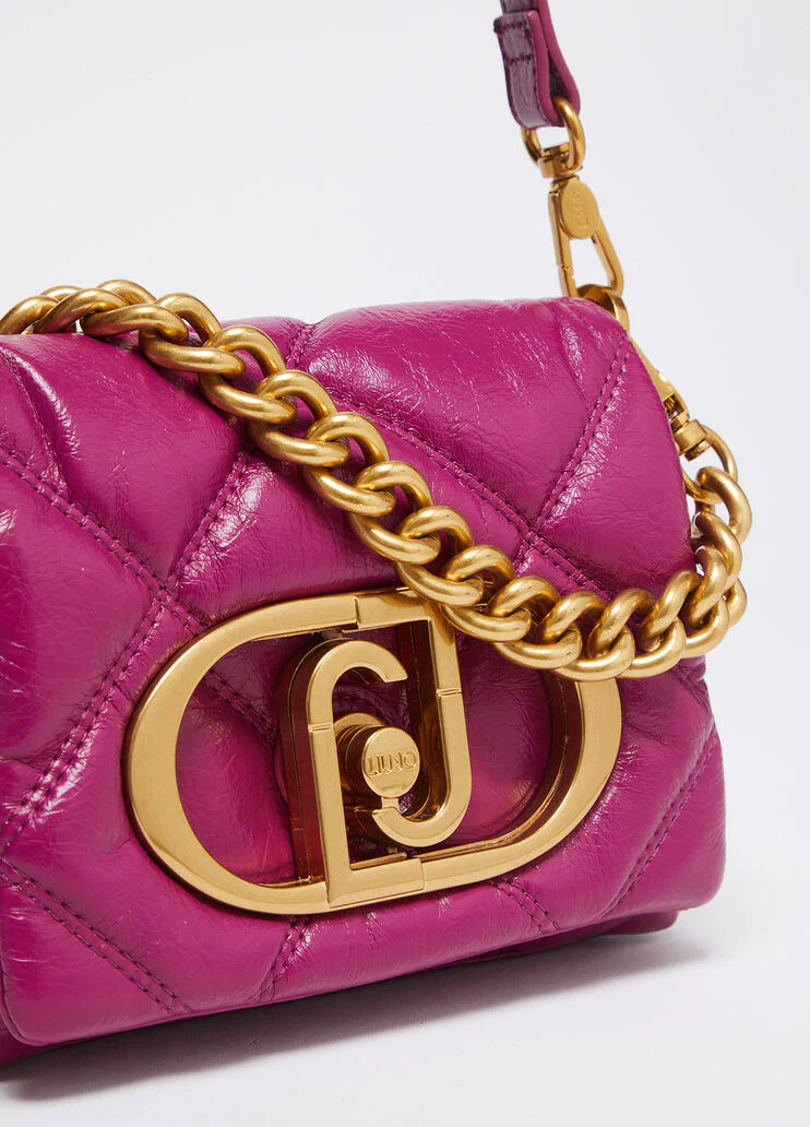 Small matelassé LaPuffy bag