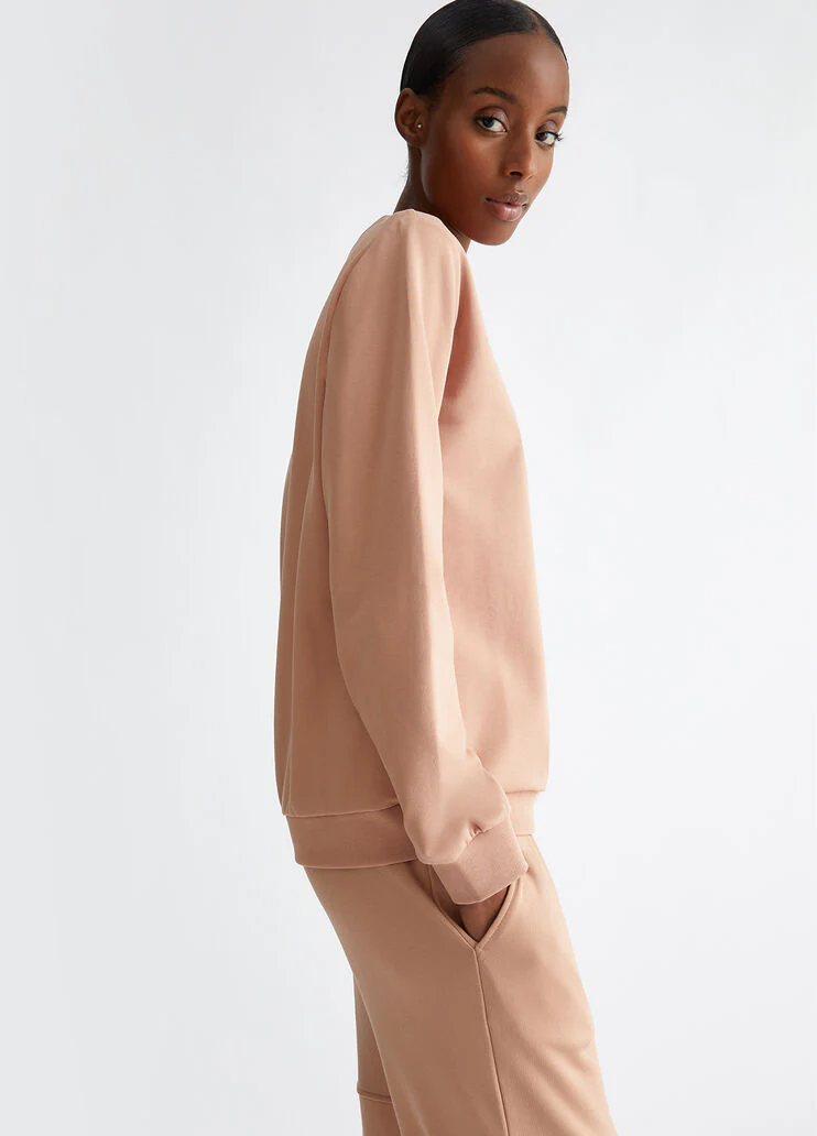 Sweatshirt with logo and gemstones