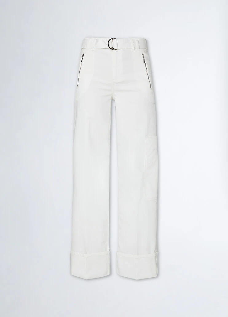 Cargo pants with belt