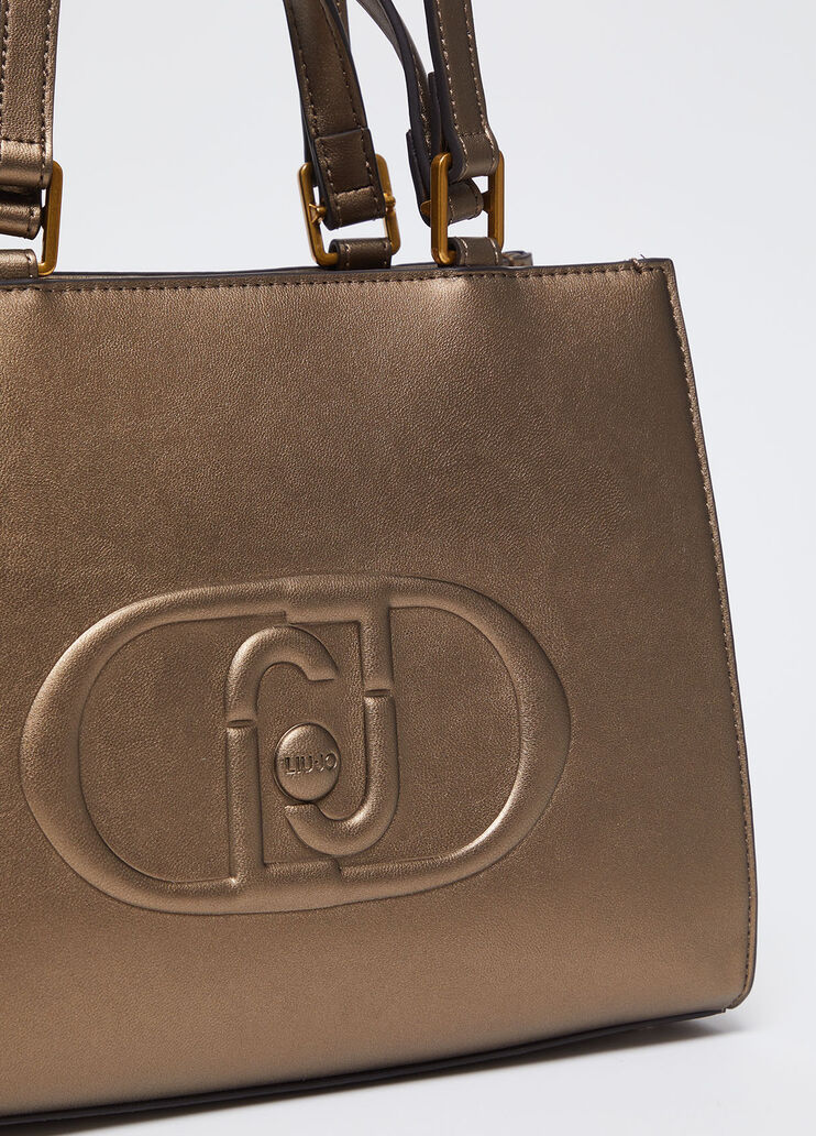 Shopping tote con logo