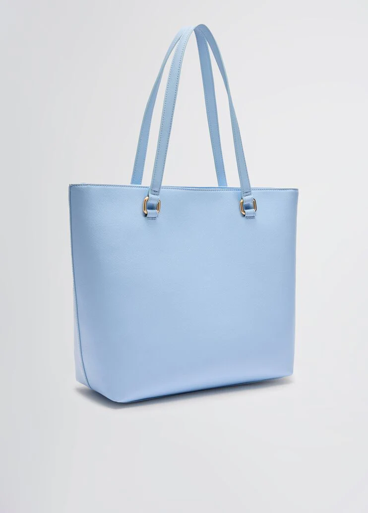 Light blue shopping bag