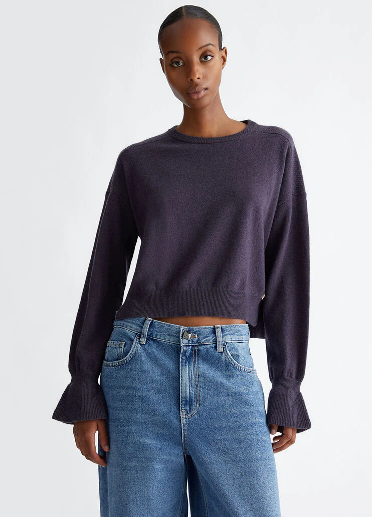 Wool and cashmere sweater