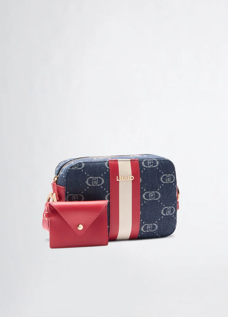 Jacquard crossbody bag