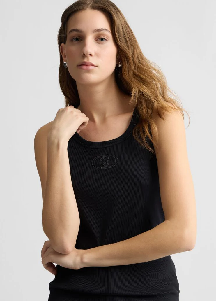 Cotton top with logo