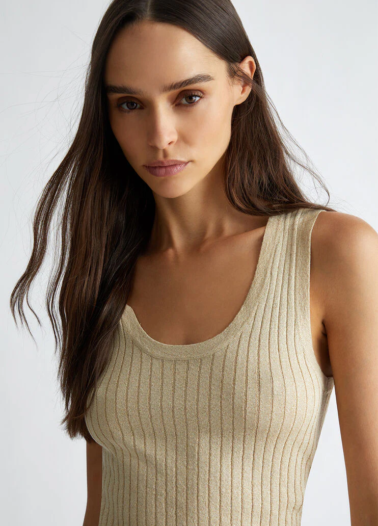 Lurex knit top