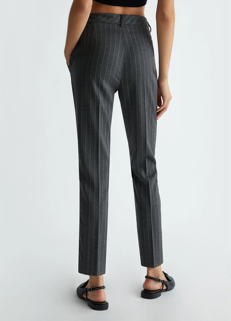 Pinstripe chinos