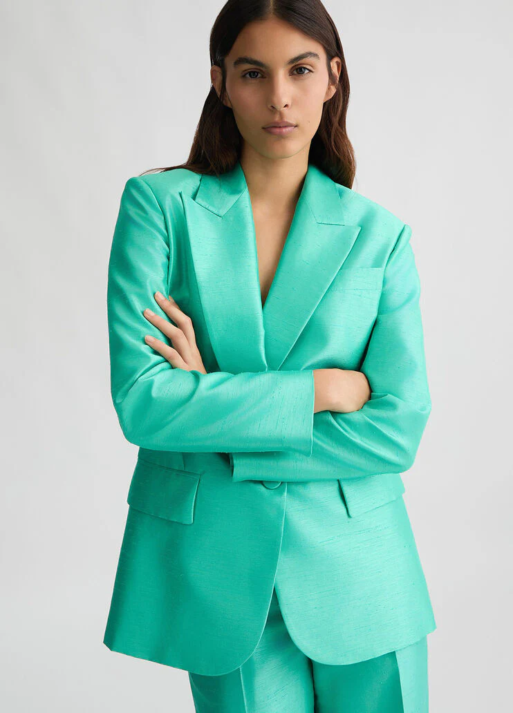 Shantung blazer