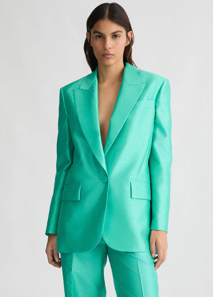 Shantung blazer