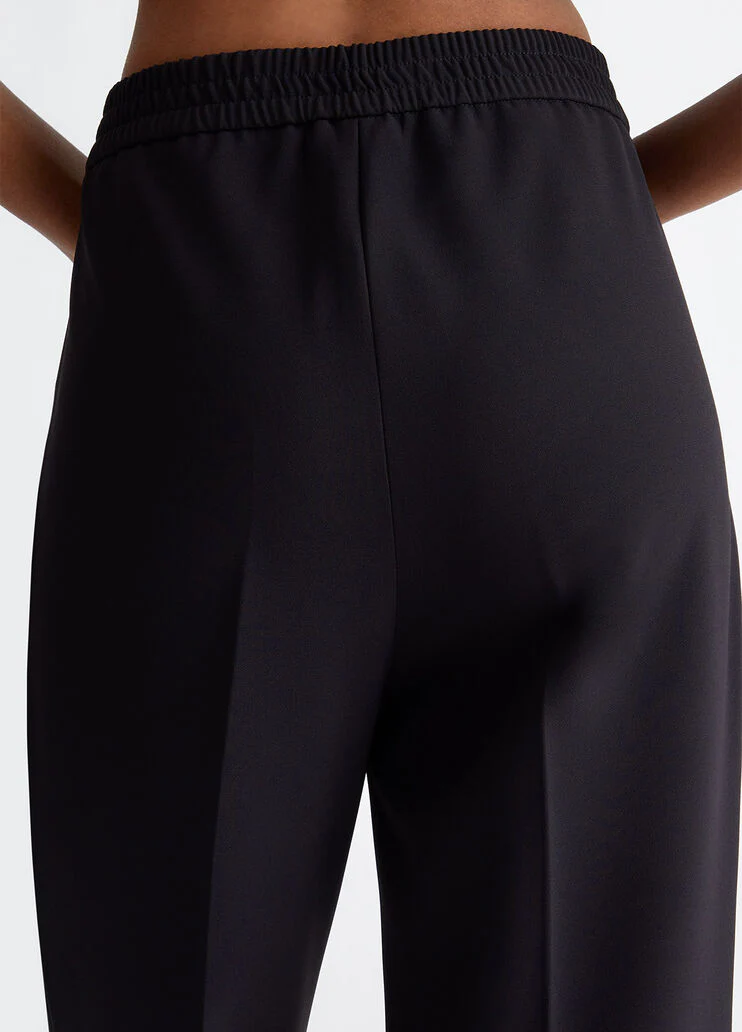 Stretch crepe trousers