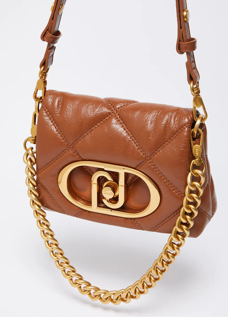 Small matelassé LaPuffy bag