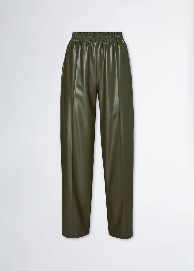 Coated fabric trousers