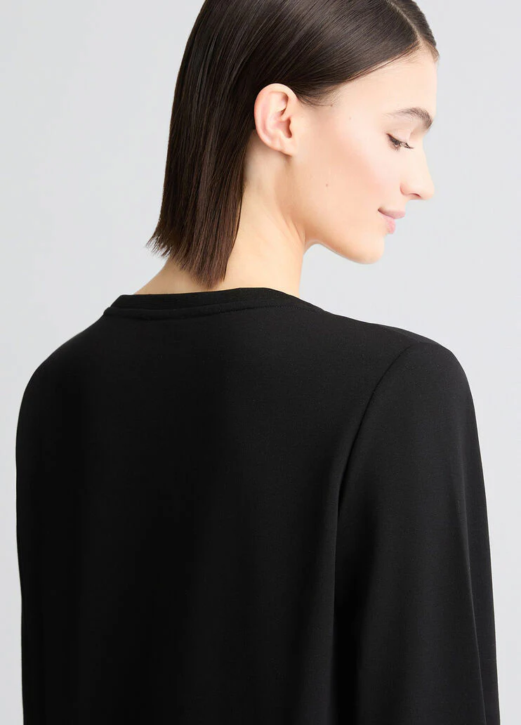 Sweatshirt with logo and gemstones