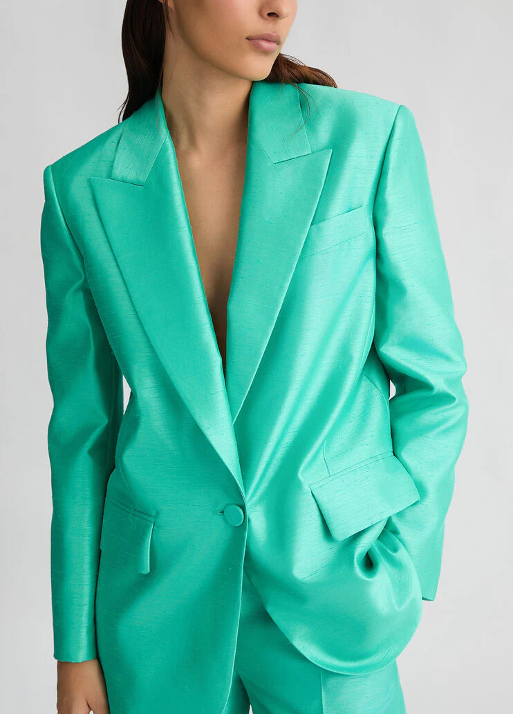 Shantung blazer