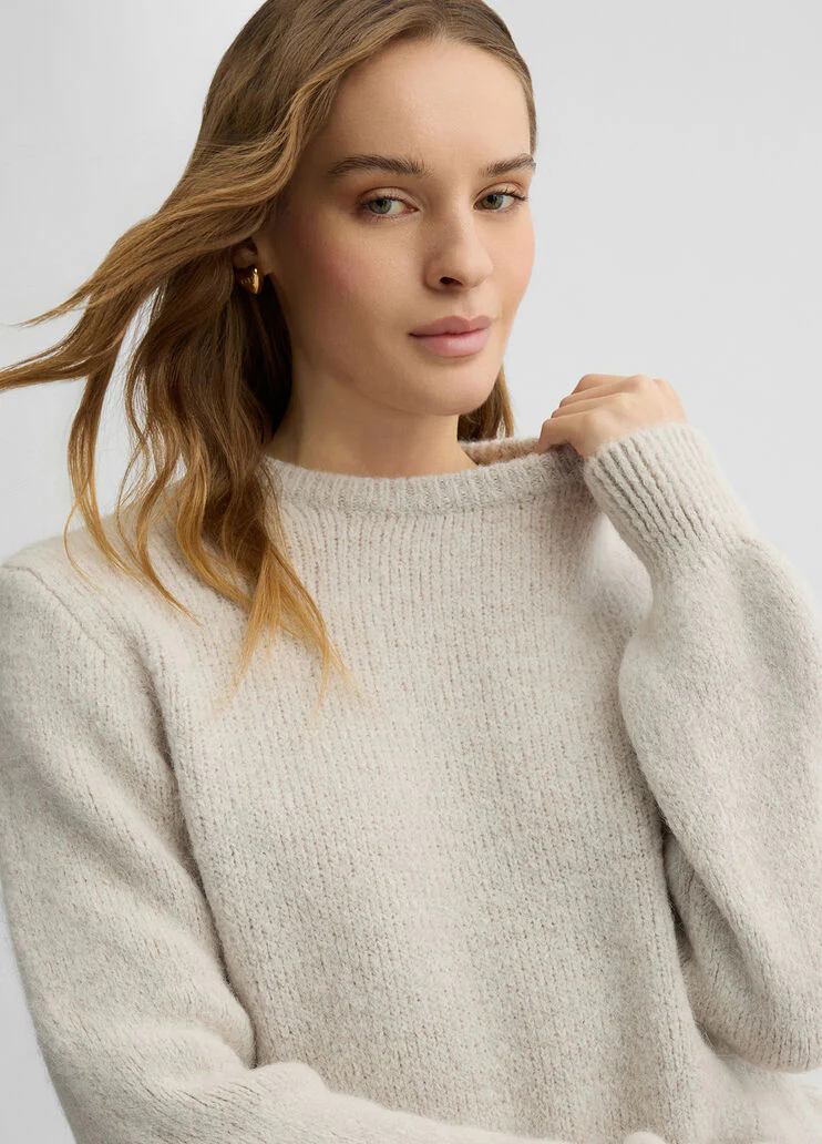 Alpaca-blend pullover