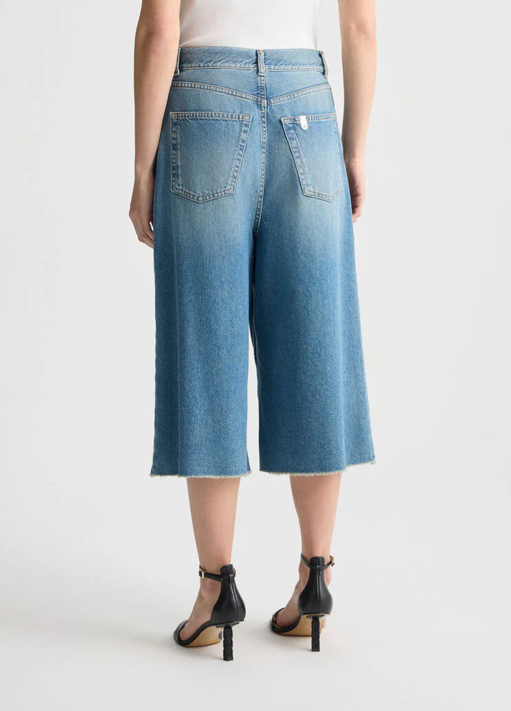 Denim Bermuda shorts