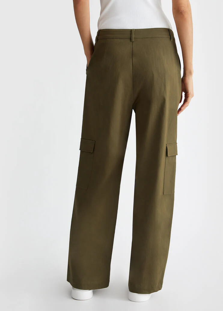 Cotton cargo trousers