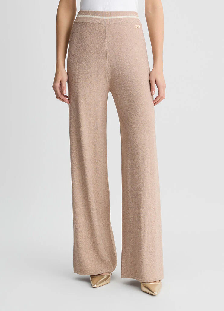 Long beige trousers