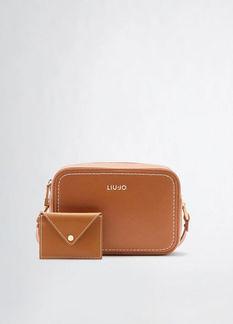 Crossbody bag with clutch bag