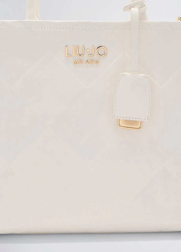 Diamond-design handbag