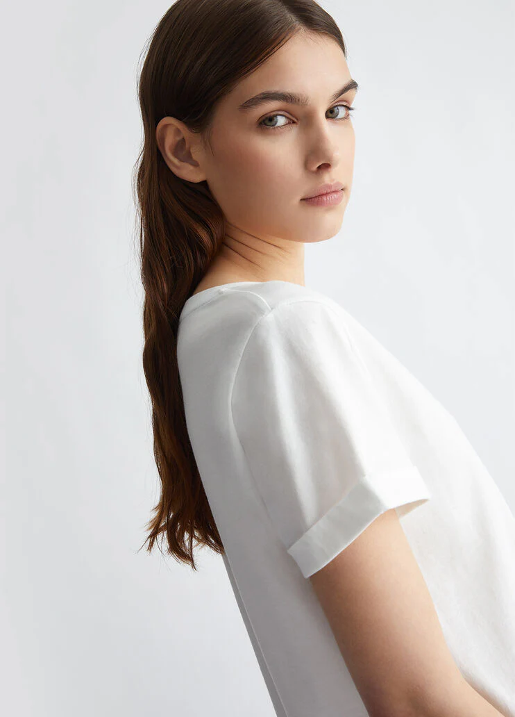 T-shirt with rhinestones