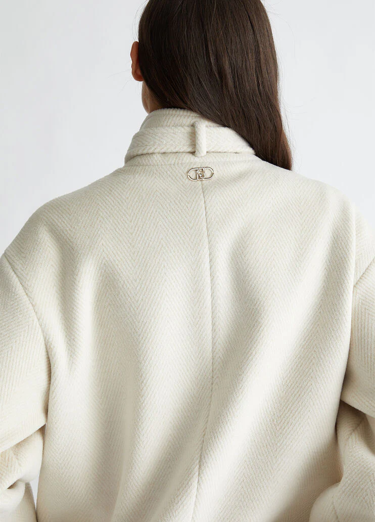 Chevron lurex jacket