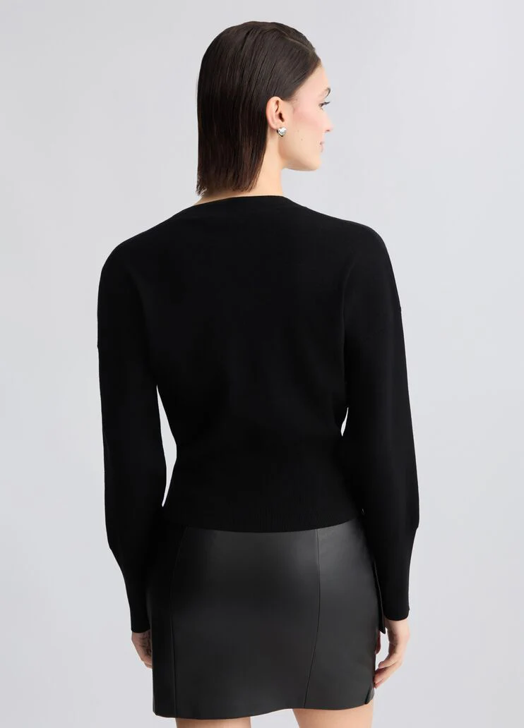 Black top with cut-out