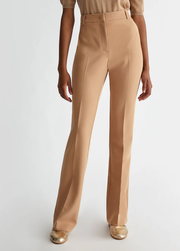 Flare stretch trousers