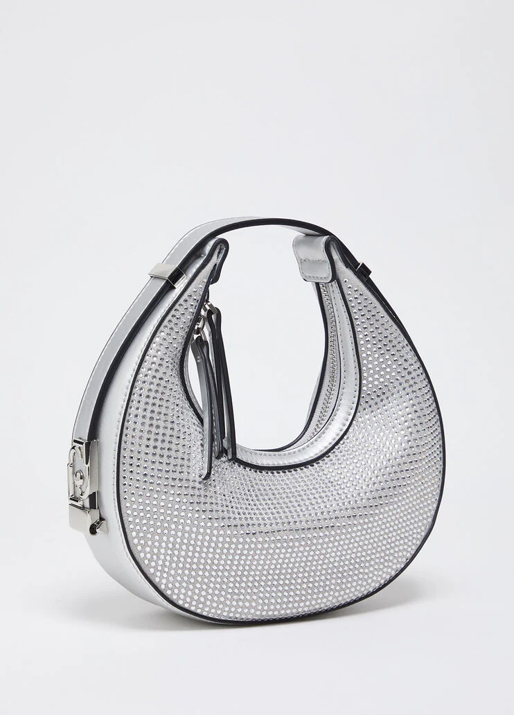 Handbag with gemstones