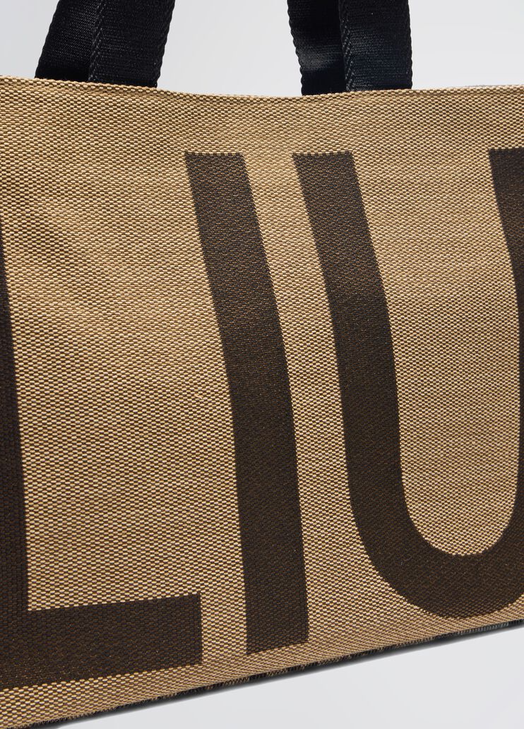 Brown tote bag