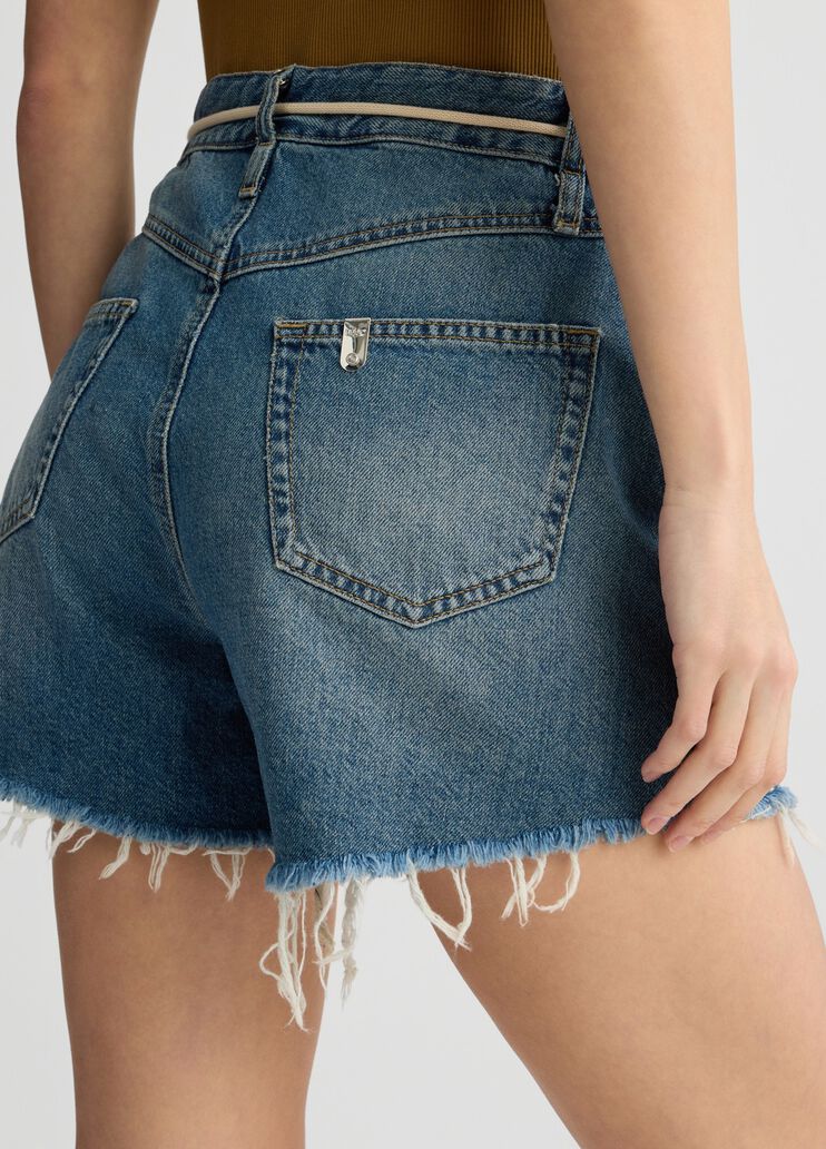 Denim shorts