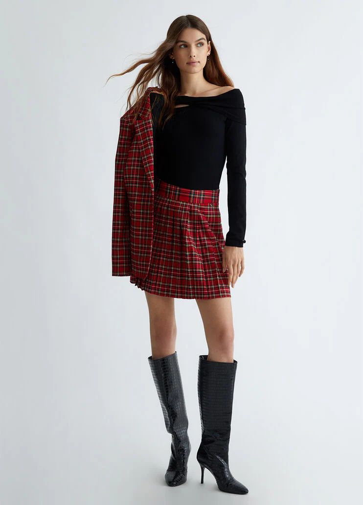 Black body suit with cut-out