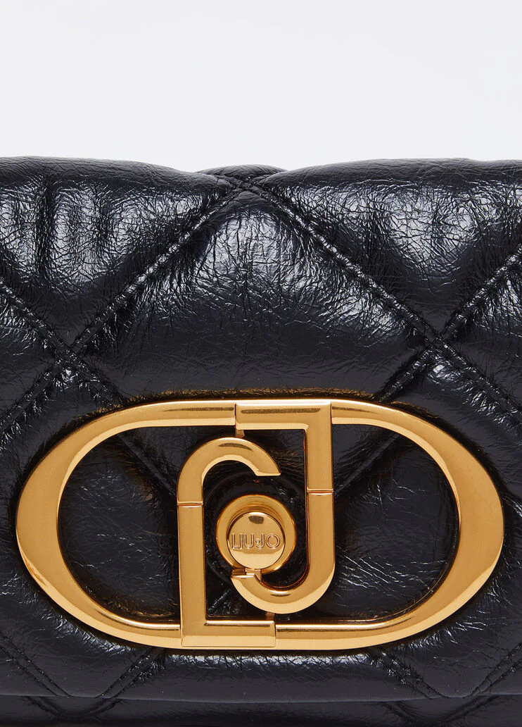 Small matelassé LaPuffy bag