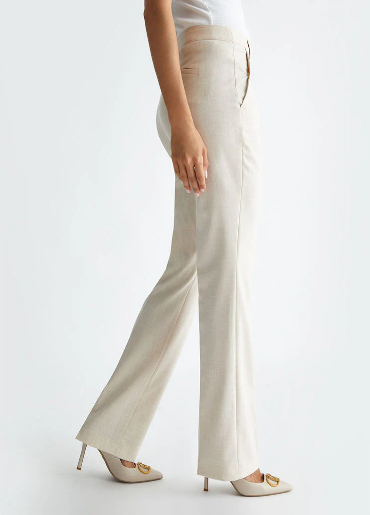 Flared suit trousers