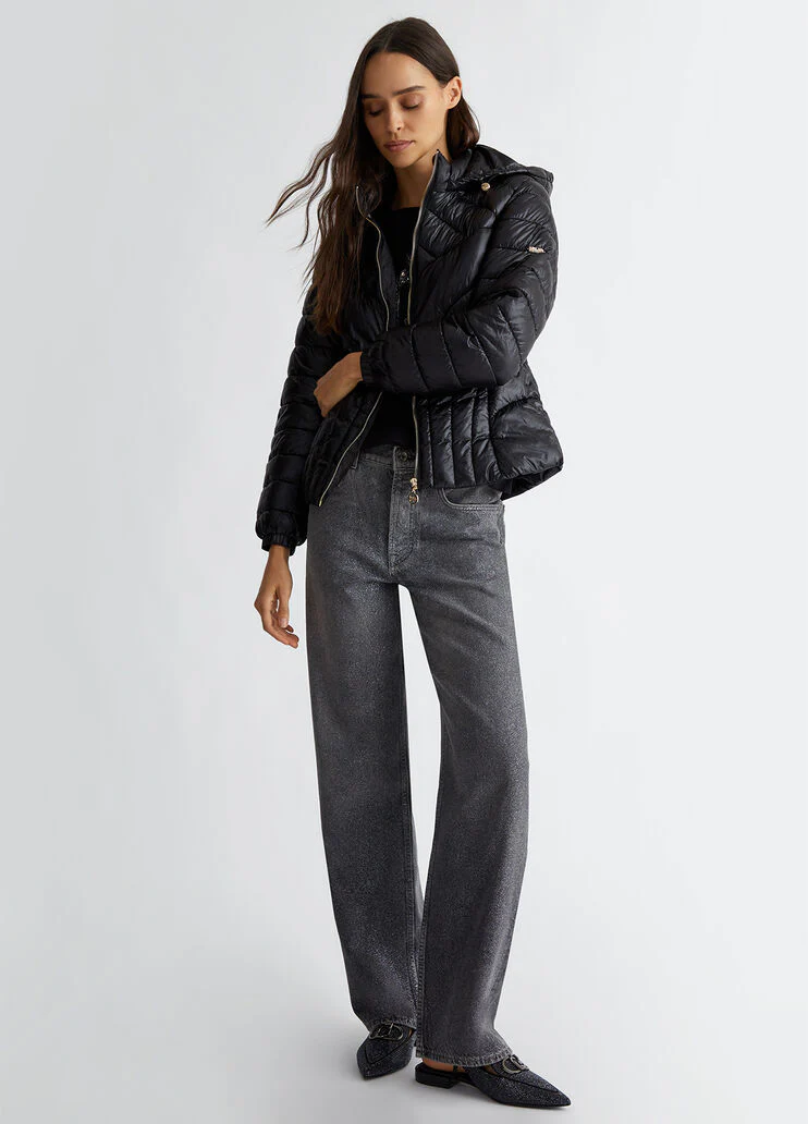 Padded jacket with hood