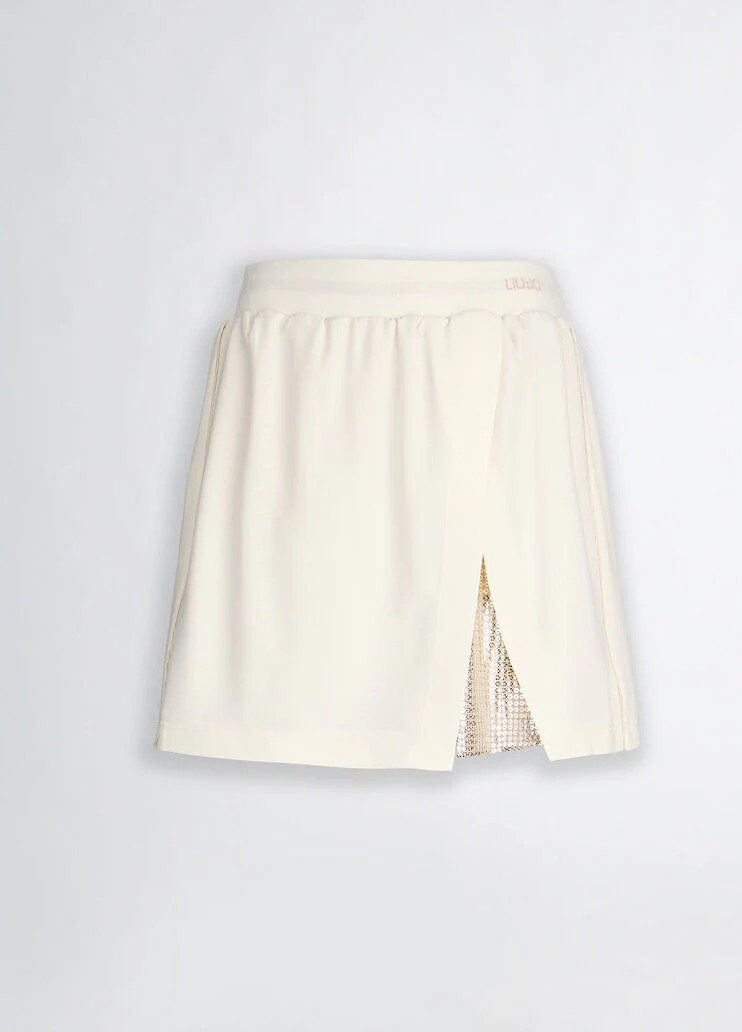 Miniskirt with sequins