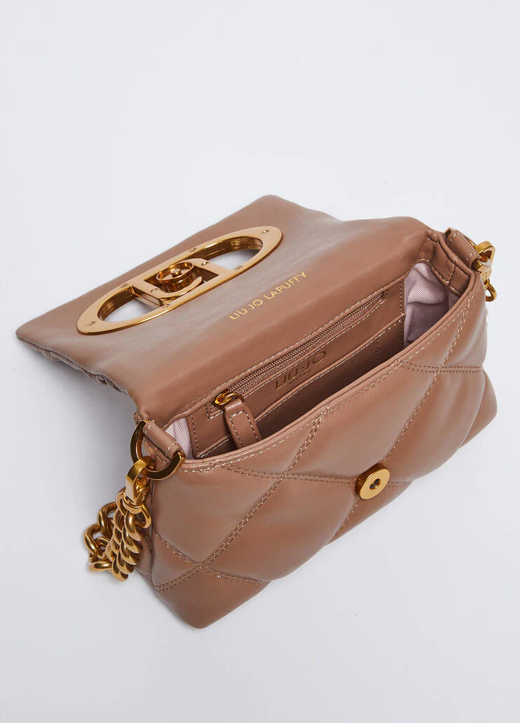 Small matelassé LaPuffy bag