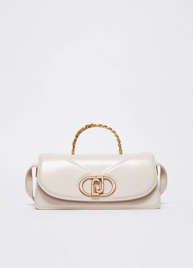 Color cream crossbody bag