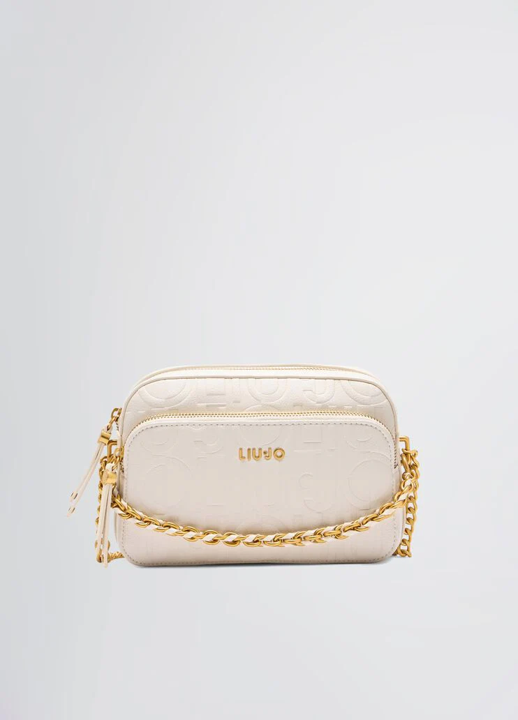 Beige crossbody bag
