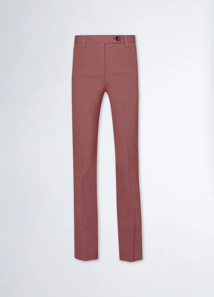 Flared suit trousers
