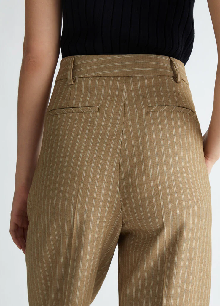 Straight-leg suit trousers
