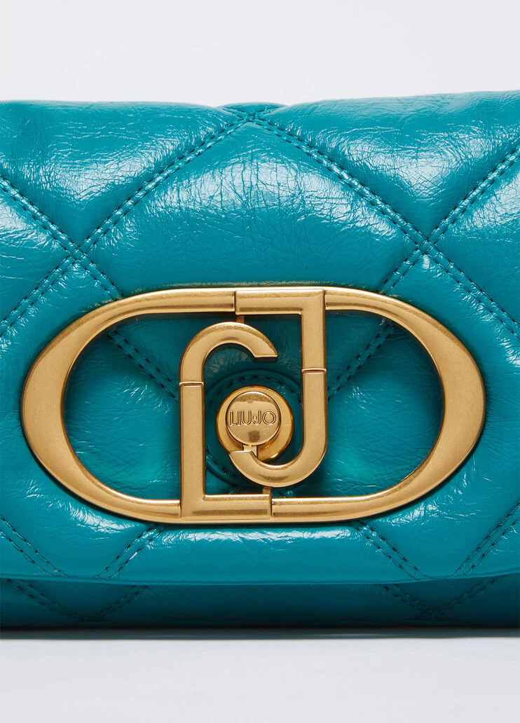 Small matelassé LaPuffy bag