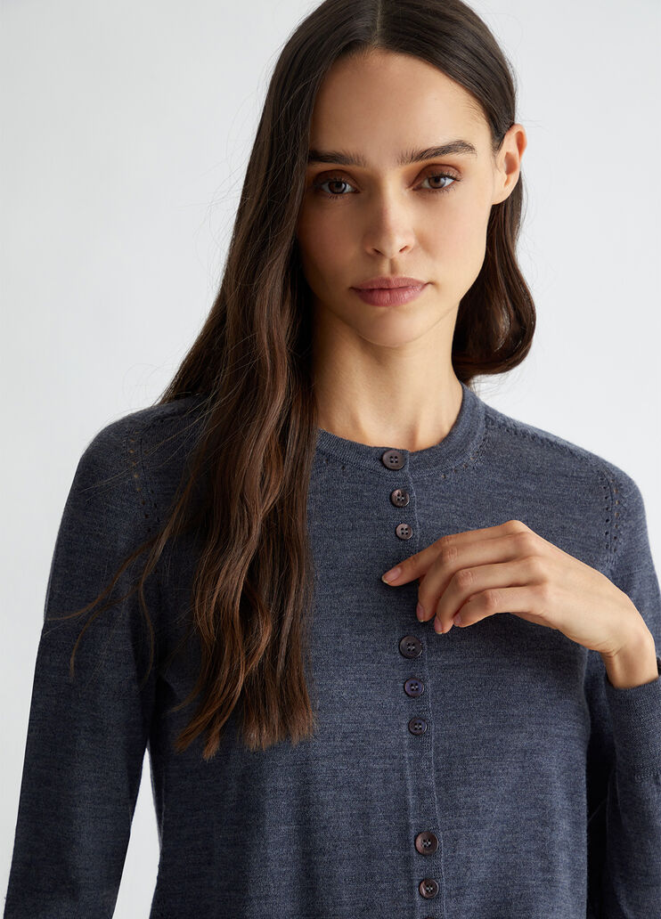 Wool cardigan