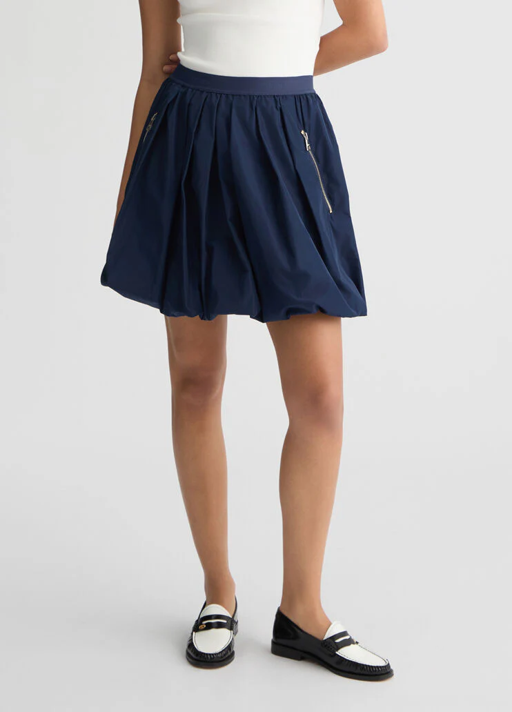 Taffeta miniskirt