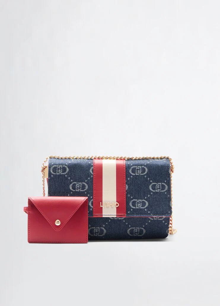 Jacquard crossbody bag