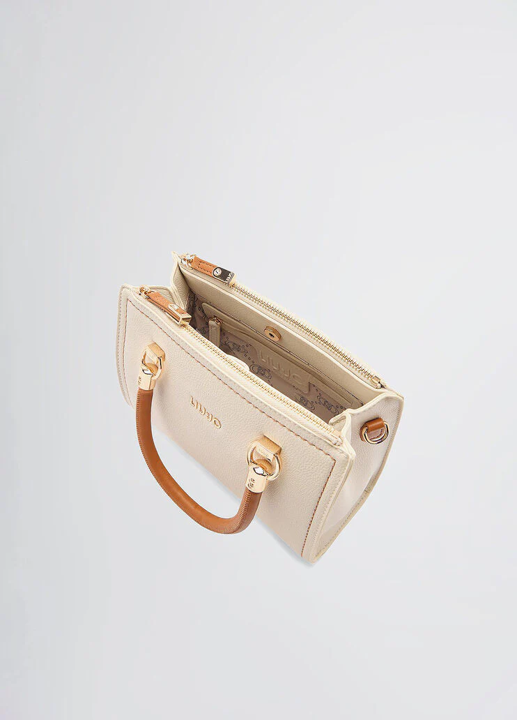 Handbag with matching clutch