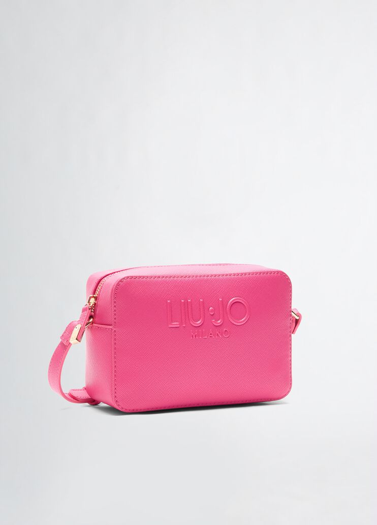 Bright pink crossbody bag