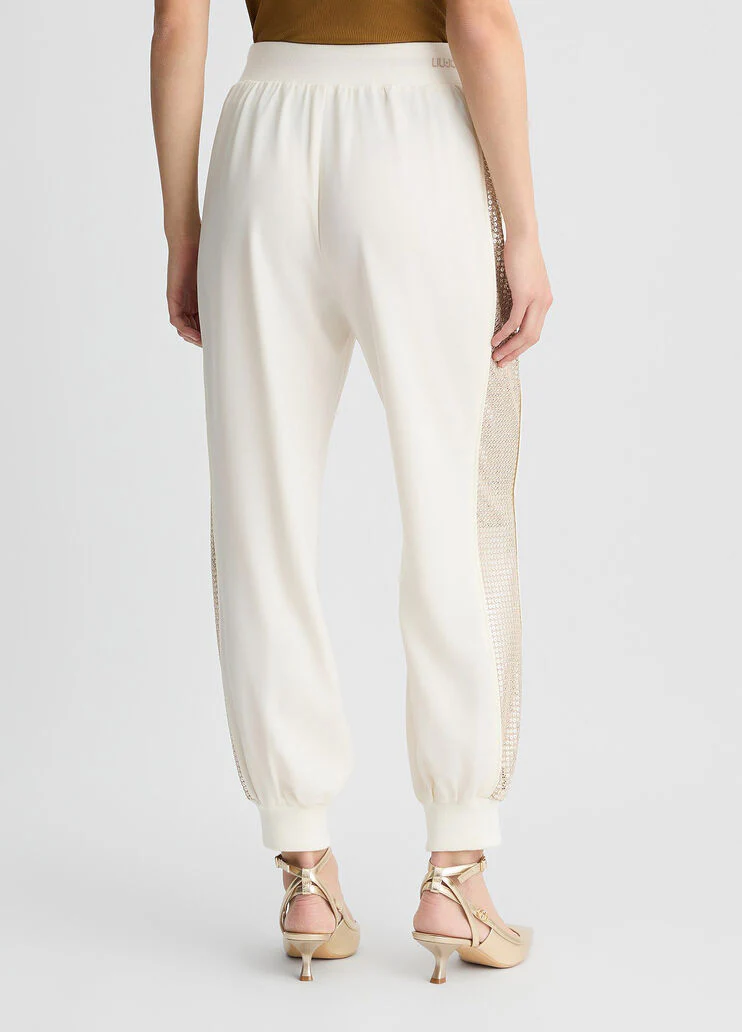 Joggers with sequins