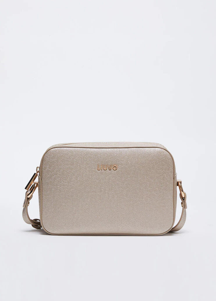 Gold crossbody bag