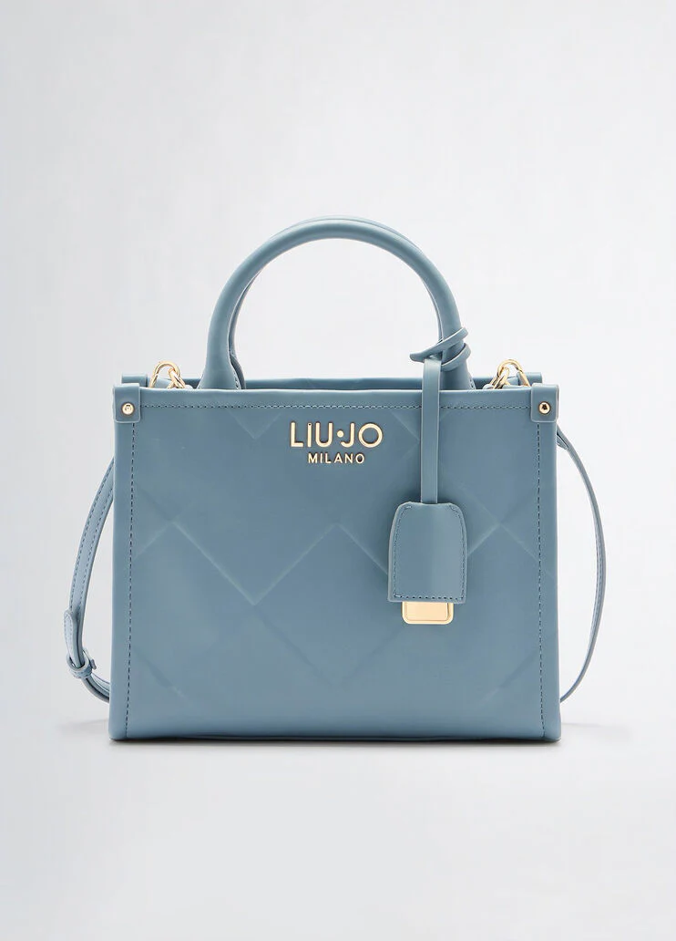 Light blue shopping bag